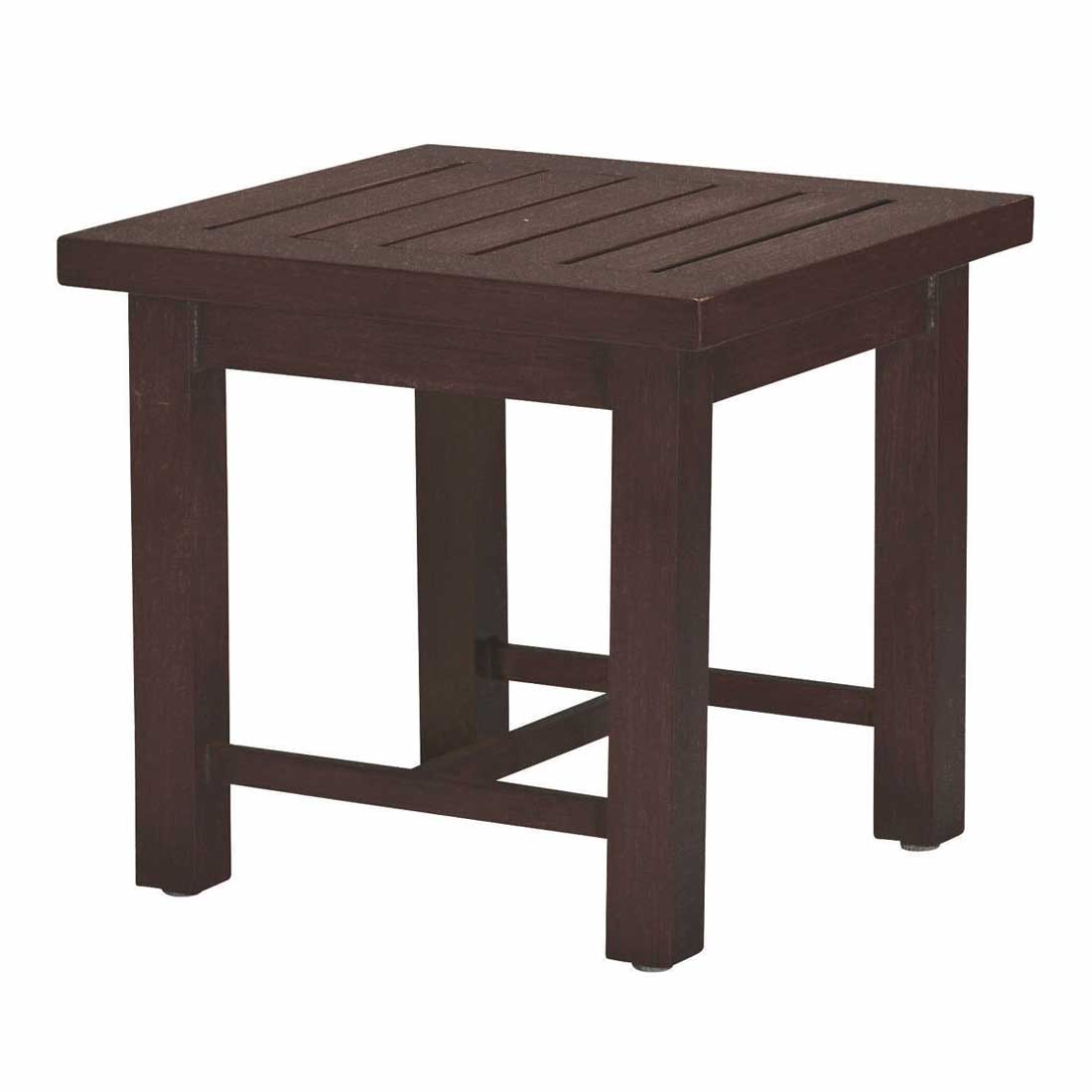 club aluminum end table