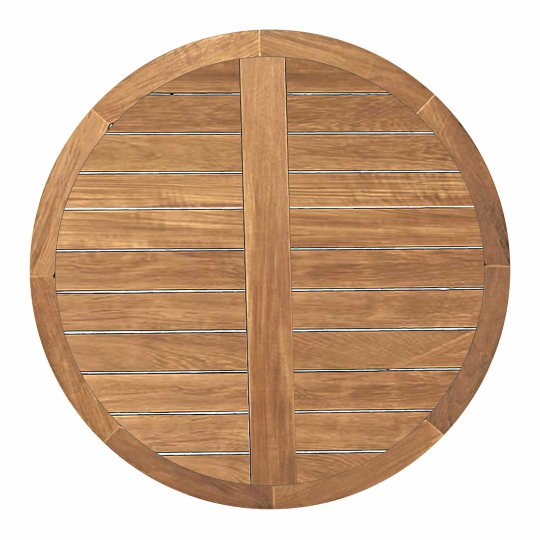 club teak 48 round table top