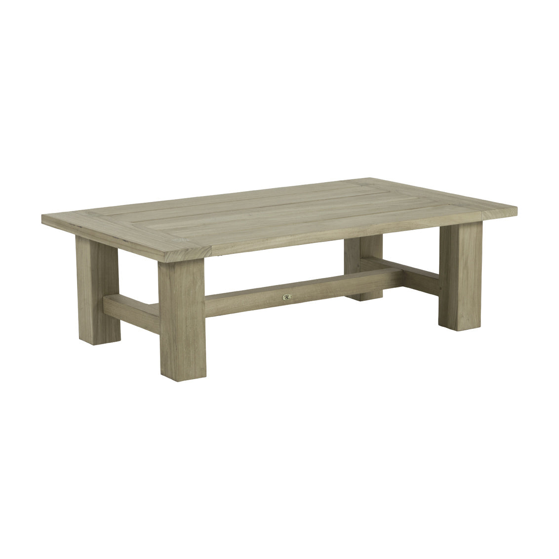 croquet teak coffee table