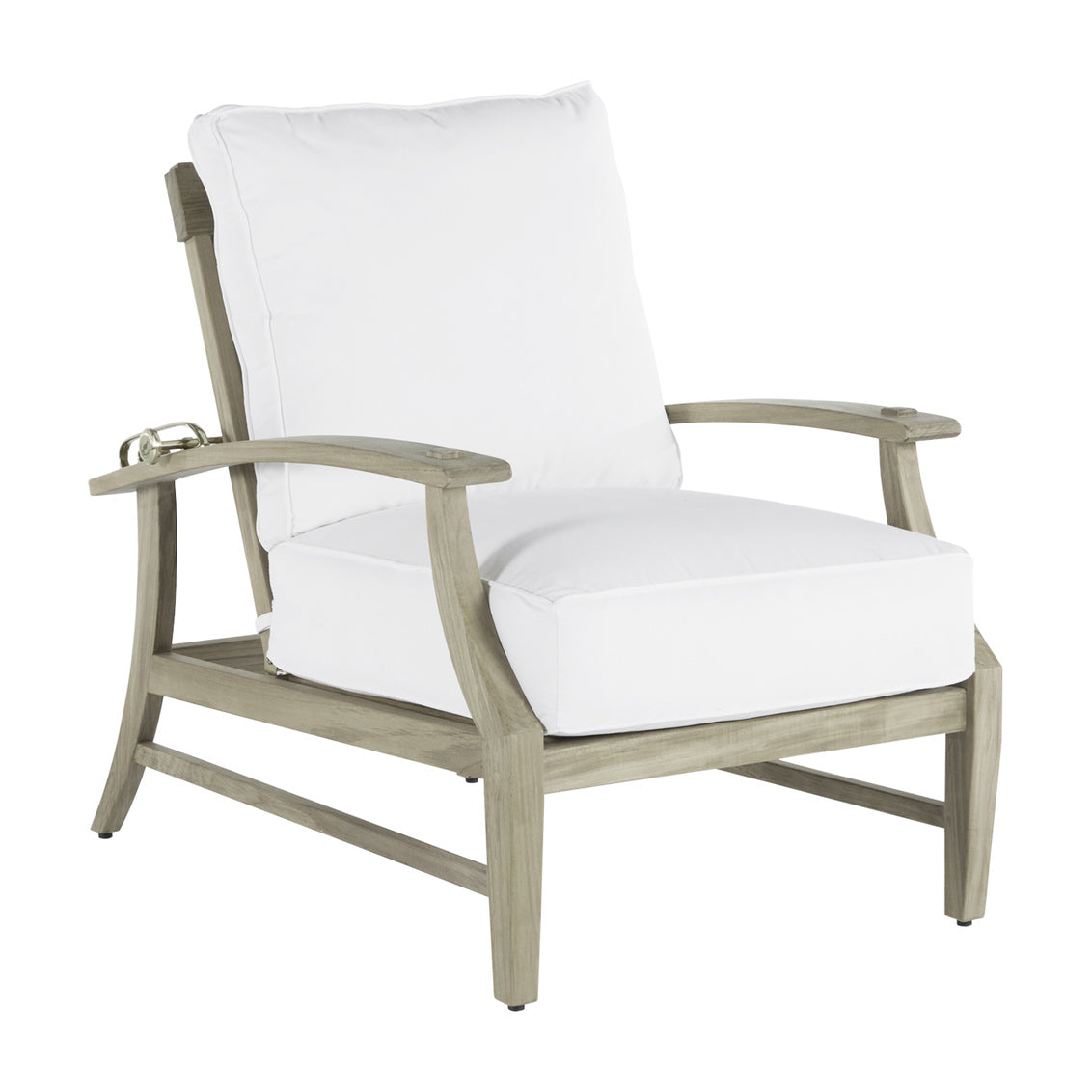 croquet teak recliner