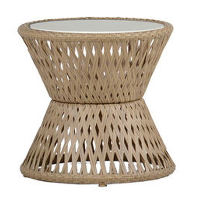 Echo Woven End Table Oyster/Oyster
