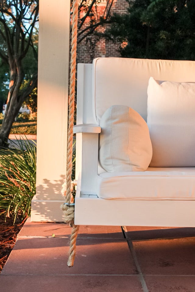 Wood Porch Swing Bed
