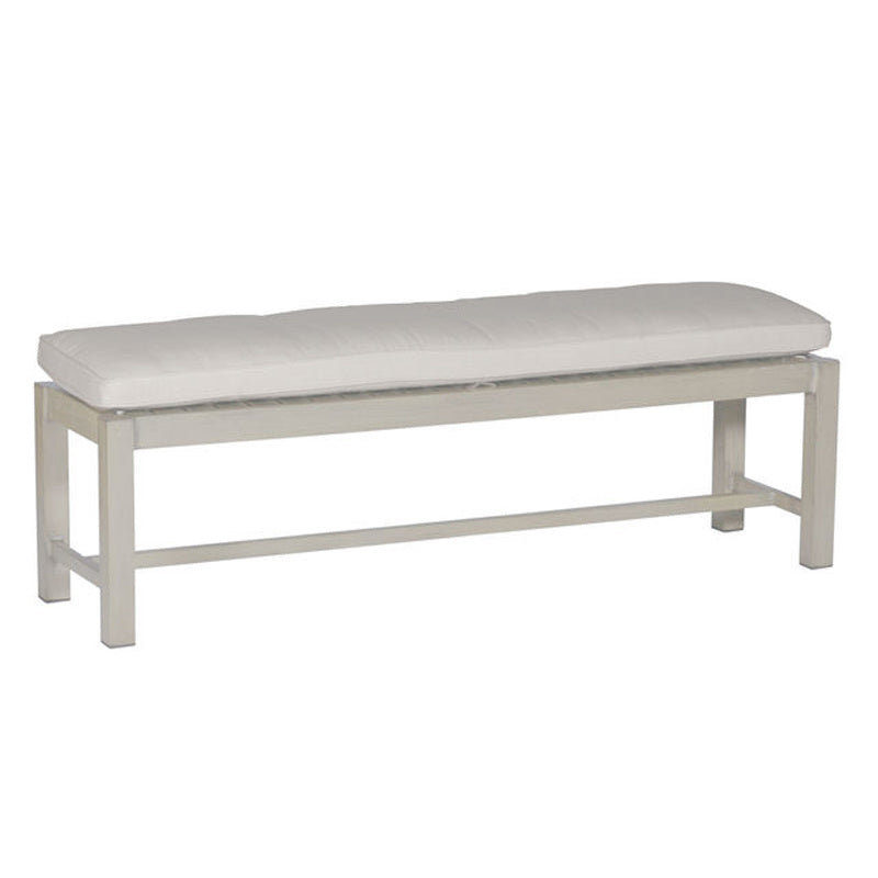 club teak backless bench