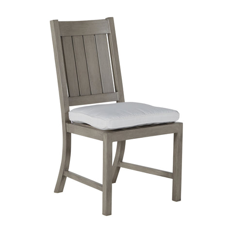 croquet aluminum side chair