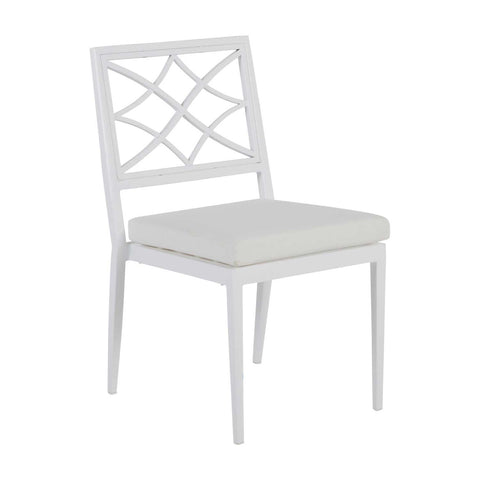 elegante aluminum side chair
