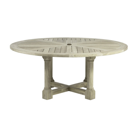 lakeshore teak round dining table